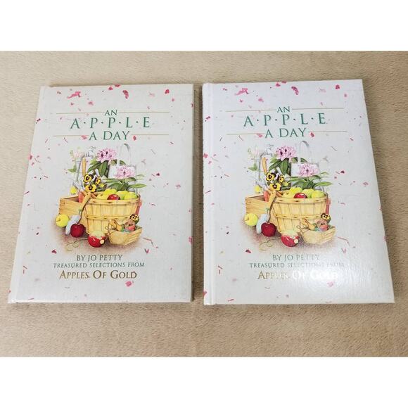 An Apple A Day Jo Petty Books Apples Of Gold Hardcover Printed USA Edition 1997 - Picture 1 of 10